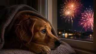 ¿Tu perro tiene miedo a los petardos? Esto es lo que debes hacer para protegerlo durante las Hogueras