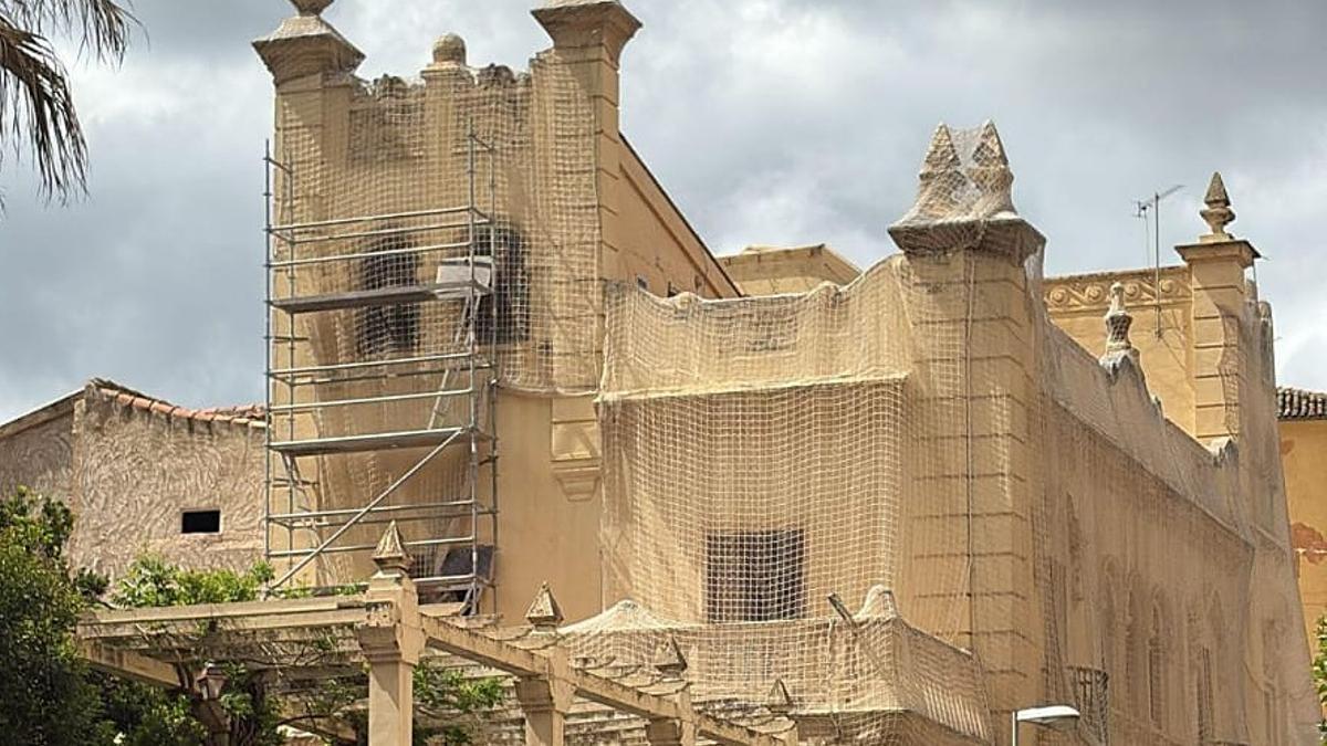 Obras en el Palacio de Justicia de Ontinyent.