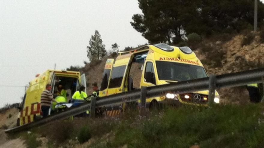 Servicios de emergencias atienden al ciclista