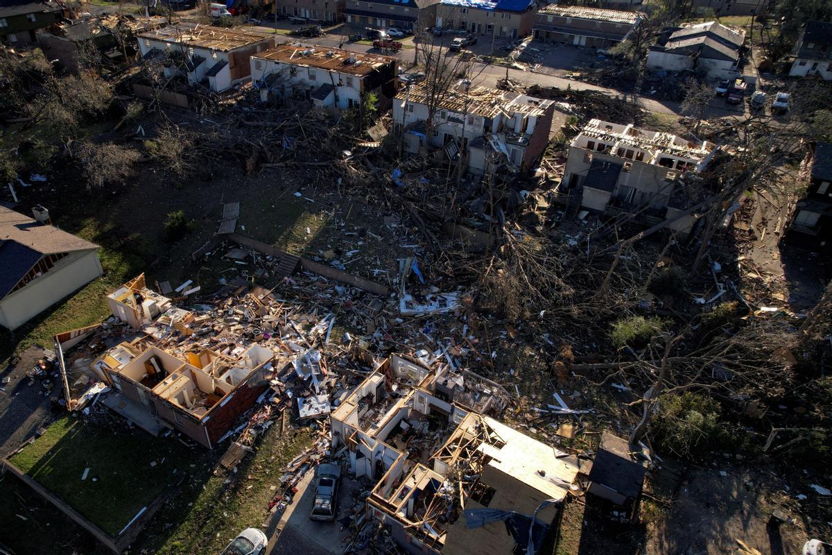 La oleada de tornados en Estados Unidos deja al menos 29 muertos