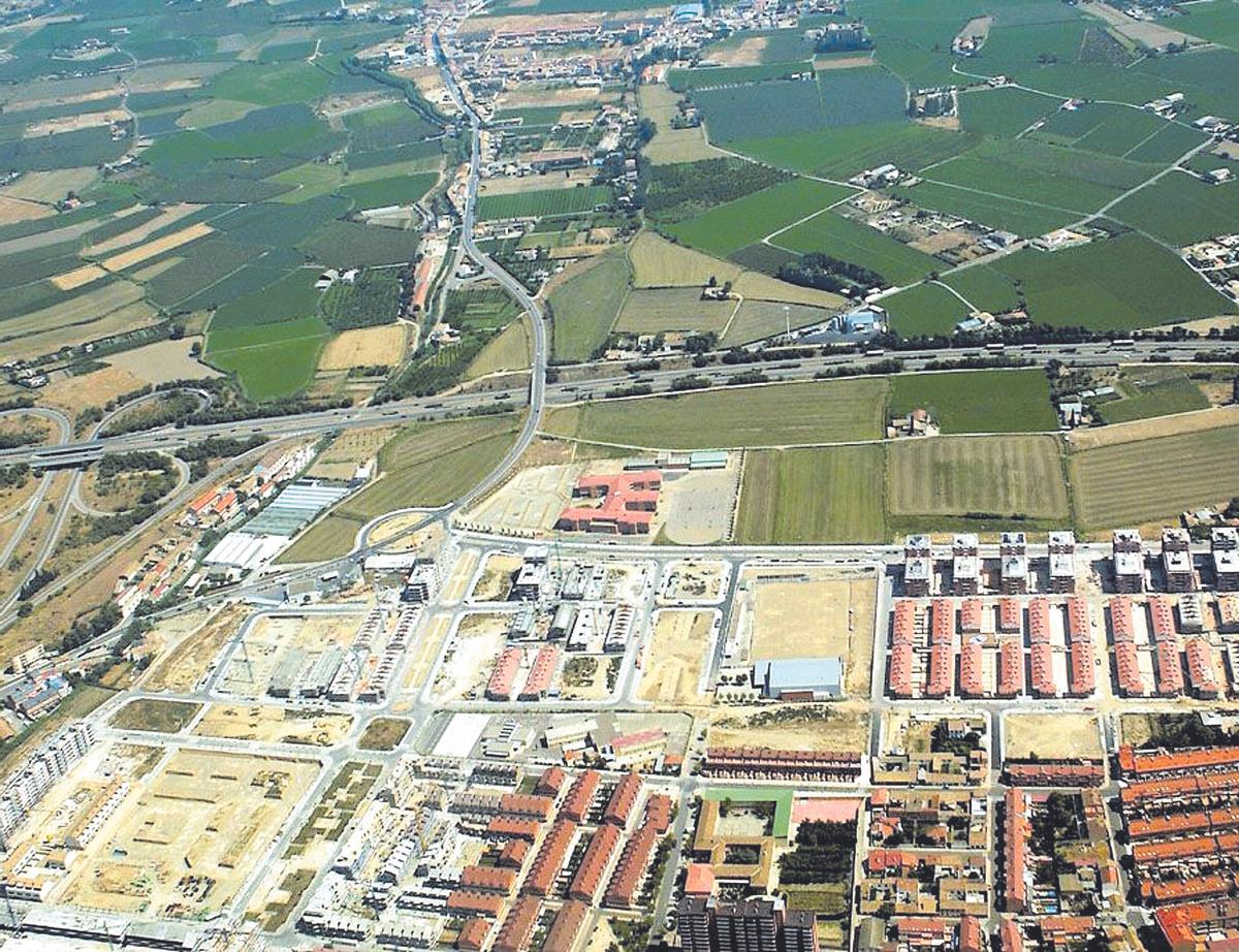 Vista aérea de Santa Isabel hace diez años.