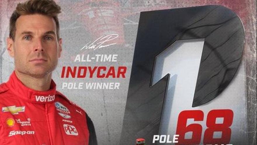 Will Power, récordman en Indycar con sus 68 poles