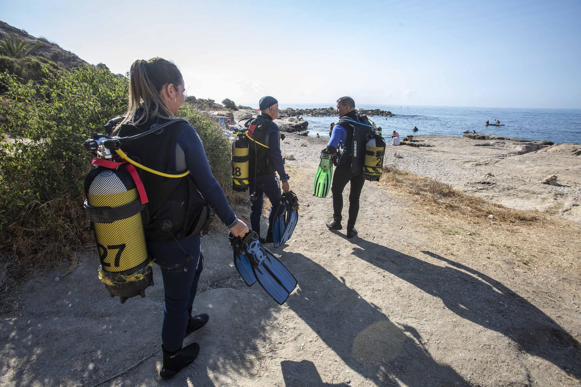 Las escuelas de buceo en Alicante son un "boom" tras la pandemia