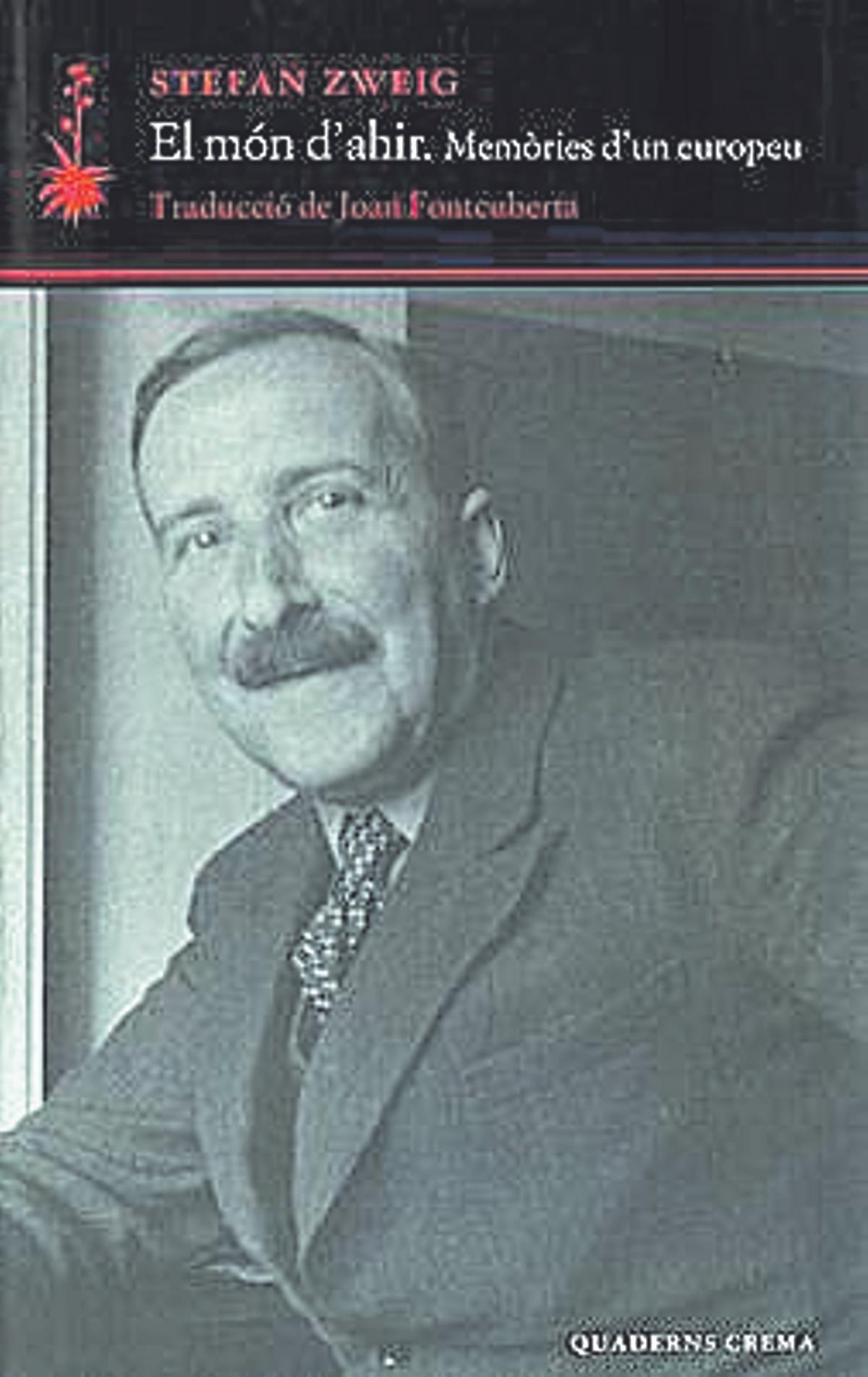 Portada del llibre: El món d’ahir, de Stefan Zweig.