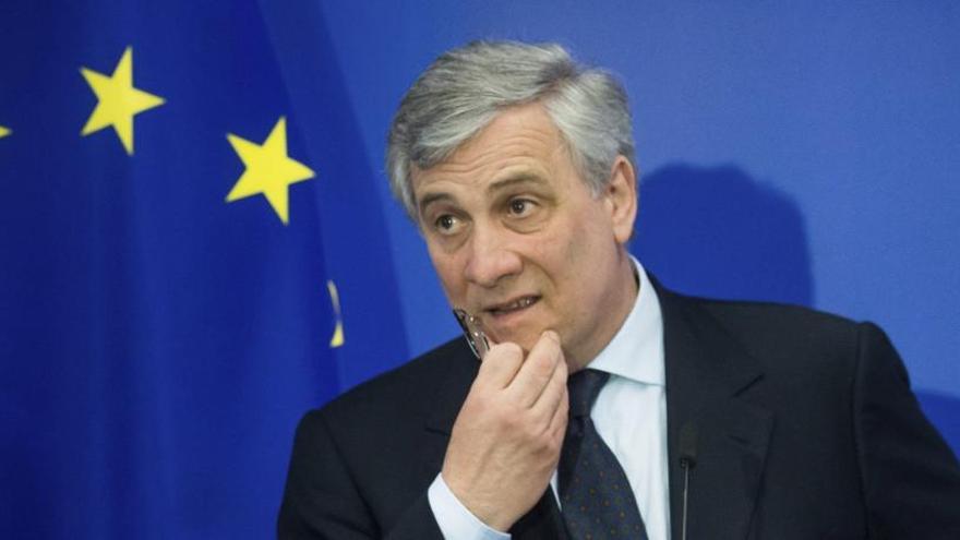 El presidente del Parlamento Europeo, Antonio Tajani.