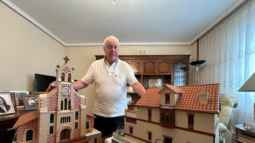EN IMÁGENES: José Enrique Requejo, el artesano de Piedras Blancas que moldea el pasado minero de Asturias en miniatura