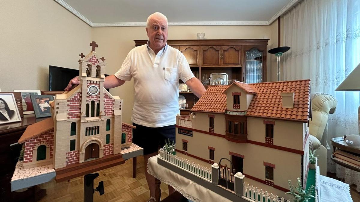 EN IMÁGENES: José Enrique Requejo, el artesano de Piedras Blancas que moldea el pasado minero de Asturias en miniatura