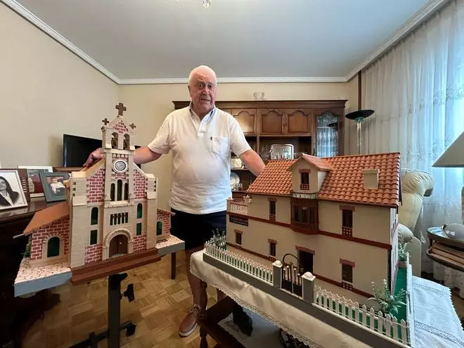 EN IMÁGENES: José Enrique Requejo, el artesano de Piedras Blancas que moldea el pasado minero de Asturias en miniatura
