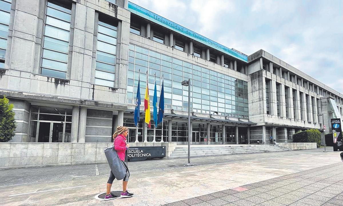 El campus de Barredo, en Mieres.