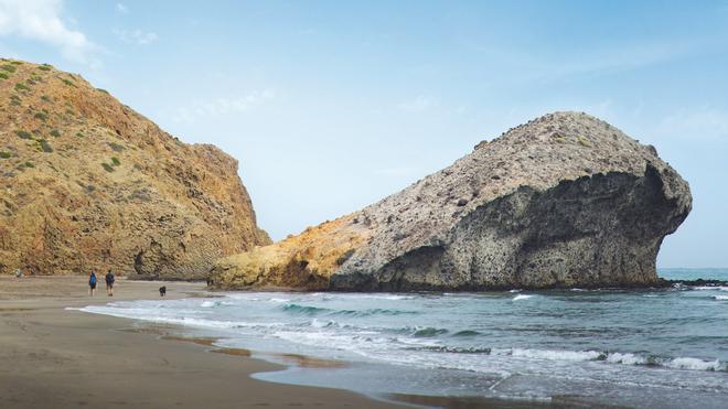 Playa de Monsul en el Cabo de Gata
