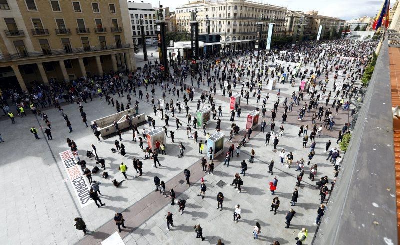 Manifestación de hostelería, ocio y turismo