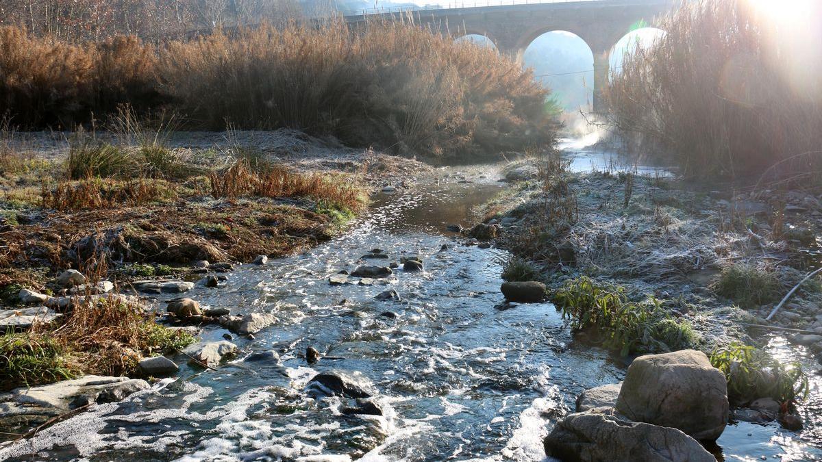 El río Ripoll a su paso por Sabadell