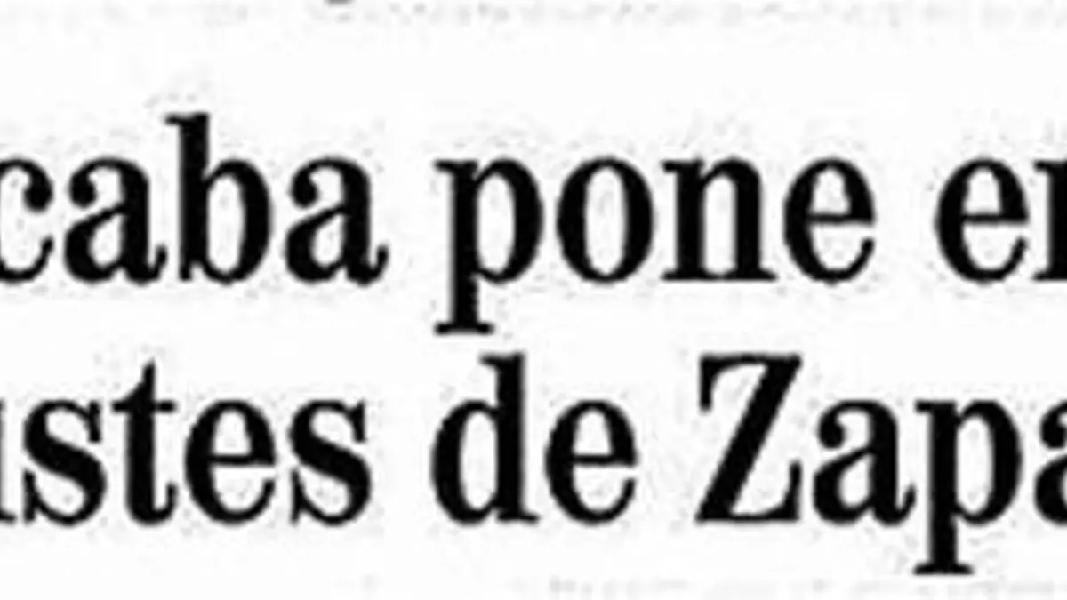 Rubalcaba y el peso de ZP y González