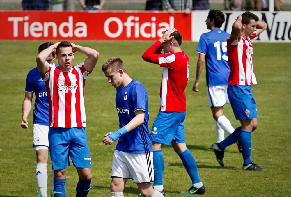 Oviedo B - Sporting B, en imágenes