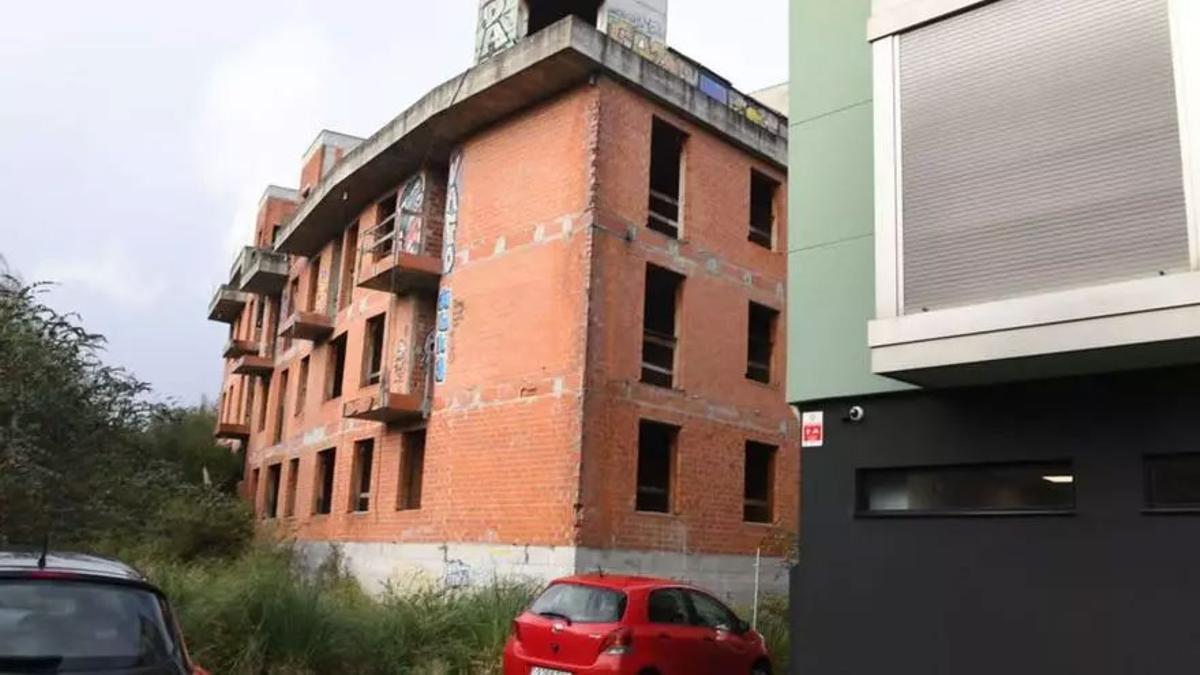 El esqueleto de O Martinete.