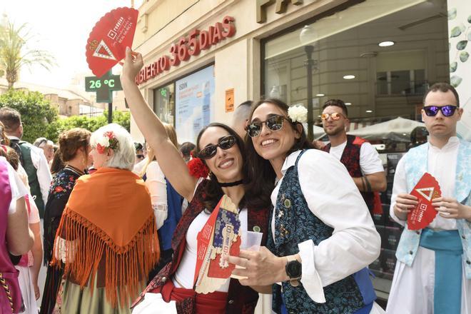 El ambiente en la Plaza de las Flores, en fotos
