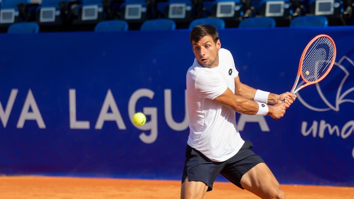 Bernabé Zapata, en el torneo de Umag