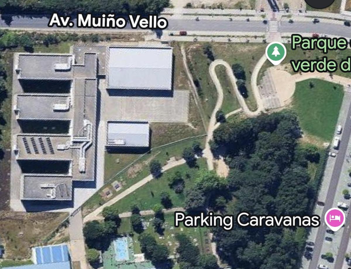 Mirador especialmente indicado para observar el eclipse solar en O Milladoiro.