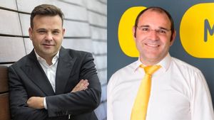 De izquierda a derecha: José Elías, máximo accionista de Audax o La Sirena, y Jose Eulalio Poza Sanz, fundador de Más Móvil