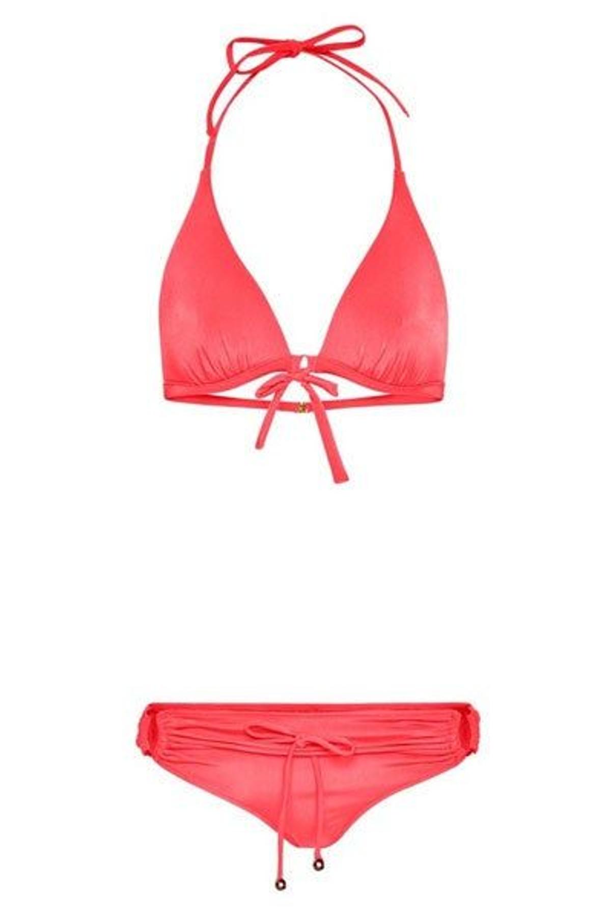 MANGO Bikini color coral de la colección de Guillermina Baeza para Mango para la primavera de 2012.