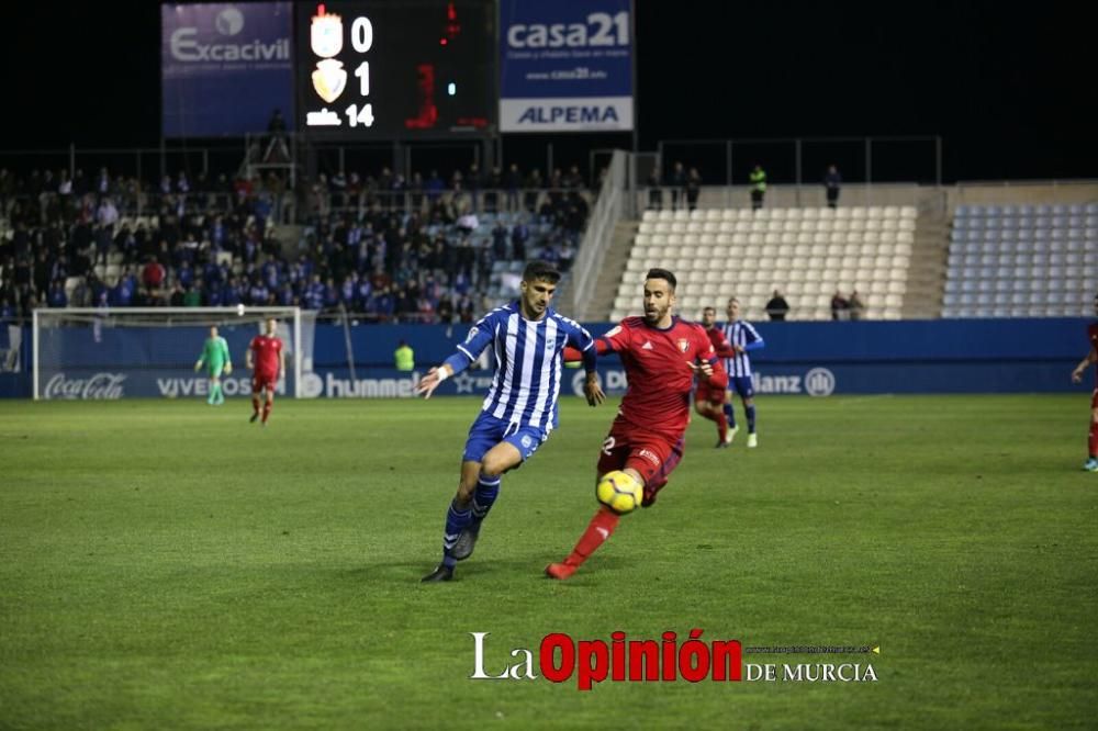 Partido entre el Lorca y el Osasuna