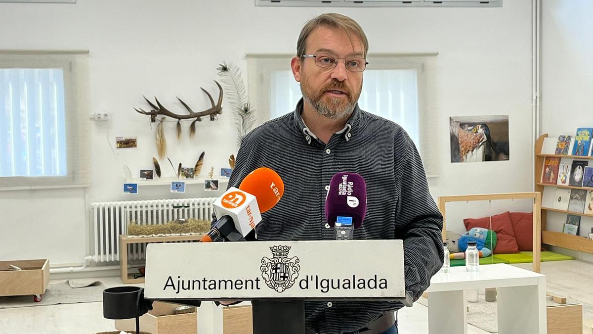 El regidor d'Educació d'Igualada, Josep Maria Carpi