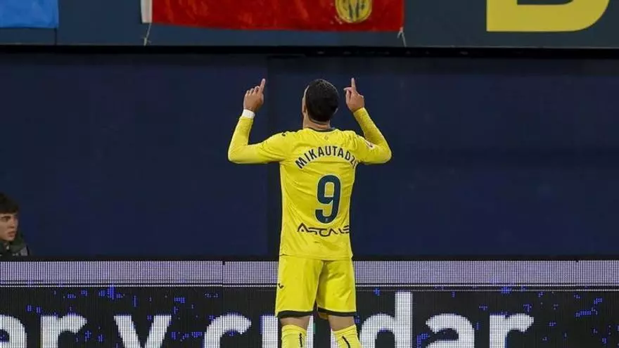Villarreal - Real Sociedad : El gol de Mikautadze