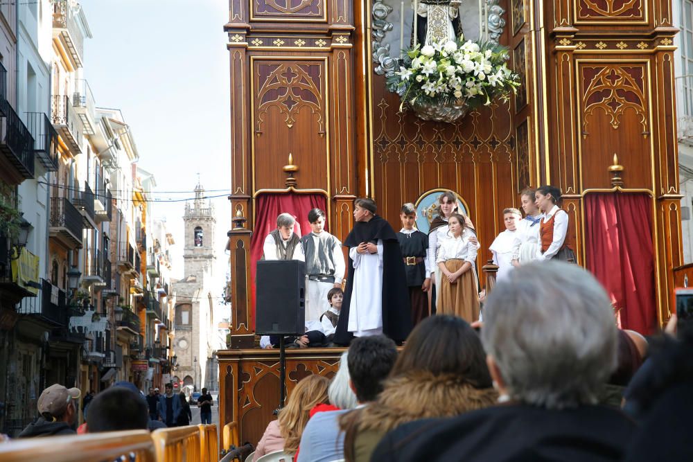 Representación en el altar del Tossal