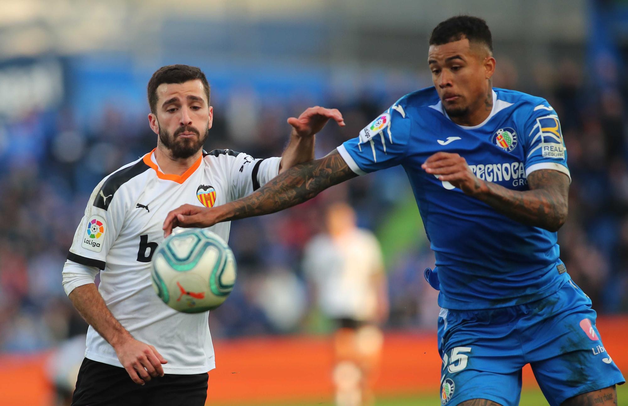 Los enfrentamientos Valencia CF - Getafe con Bordalás en el banquillo madrileño