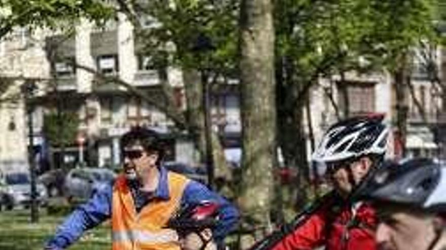 Participantes en la marcha.