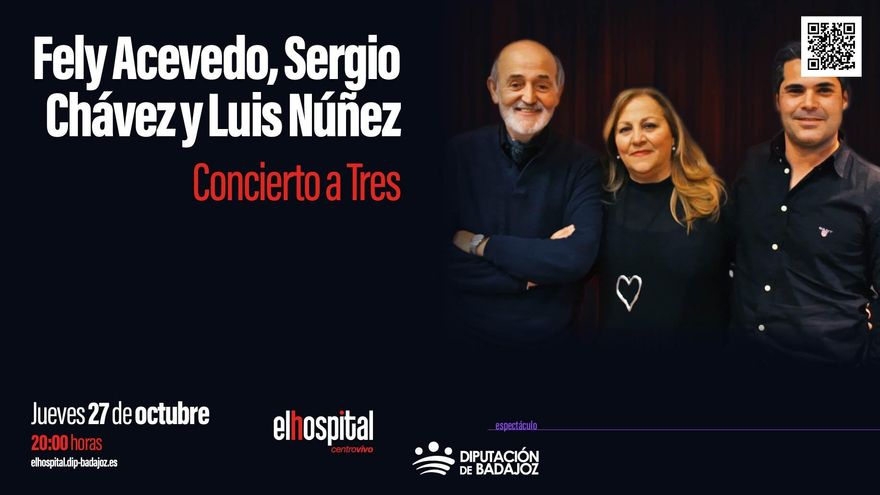 Fely Acevedo, Sergio Chávez y Luis Núñez