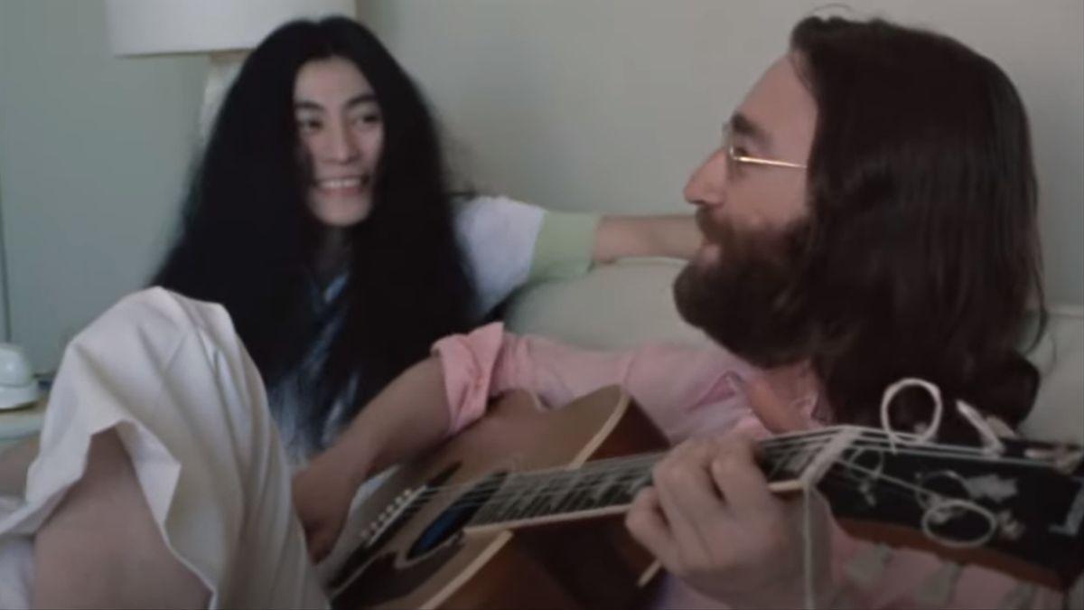 Rescatado un vídeo inédito del &#039;Give peace a chance&#039; de John Lennon y Yoko Ono