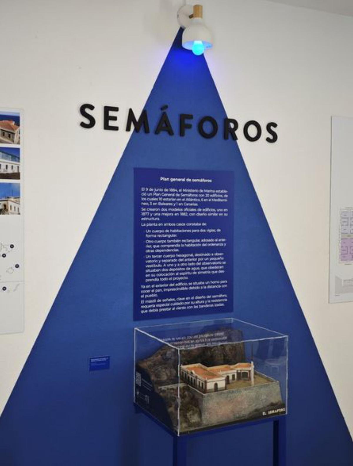 Detalle y maqueta del Semáforo. | EL DÍA