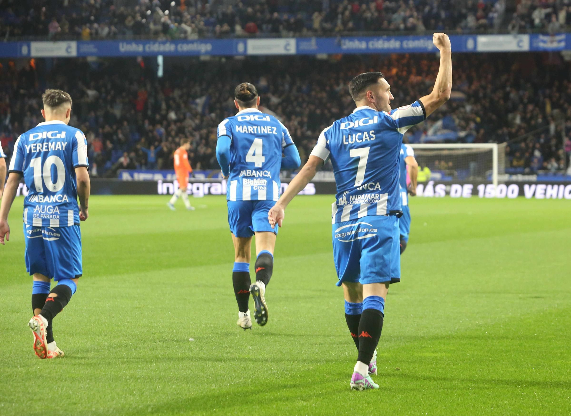 El Dépor gana en Riazor con doblete de Lucas a la Real Sociedad B (2-1)