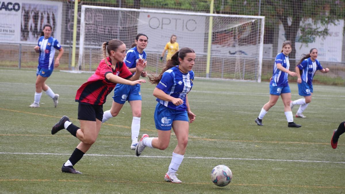Una acció del partit.