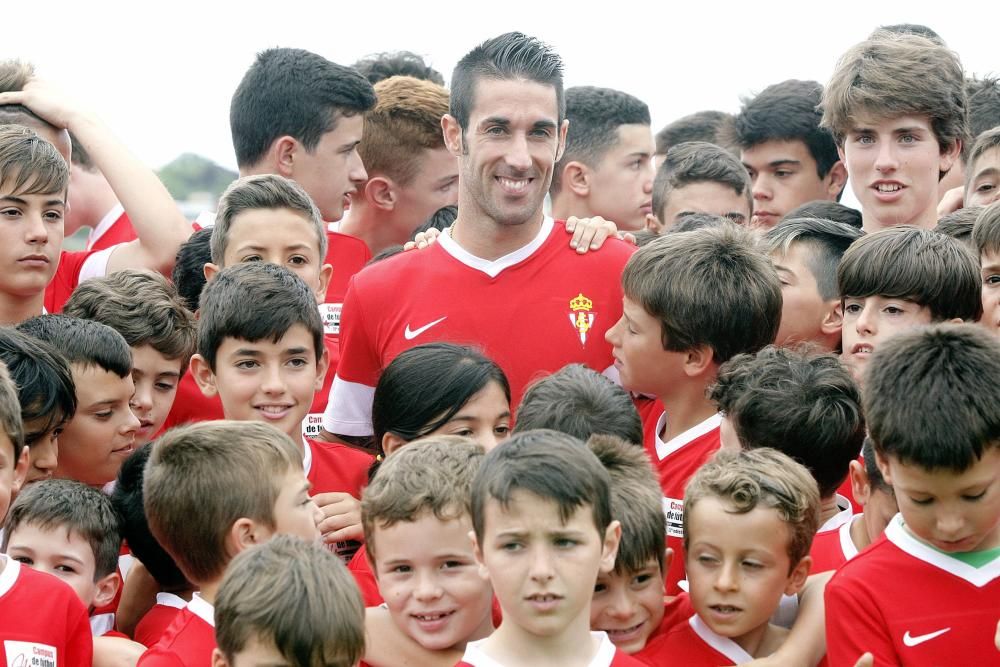 Presentación de Mariño y Lillo con el Sporting