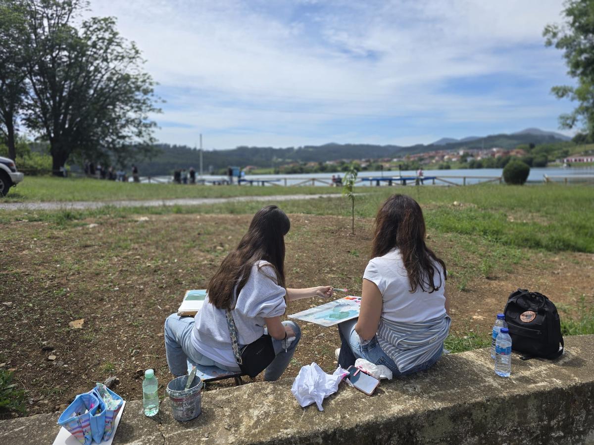 EN IMÁGENES: Así fue el XX Certámen de Pintura de Corvera, con participantes de alrededor de España
