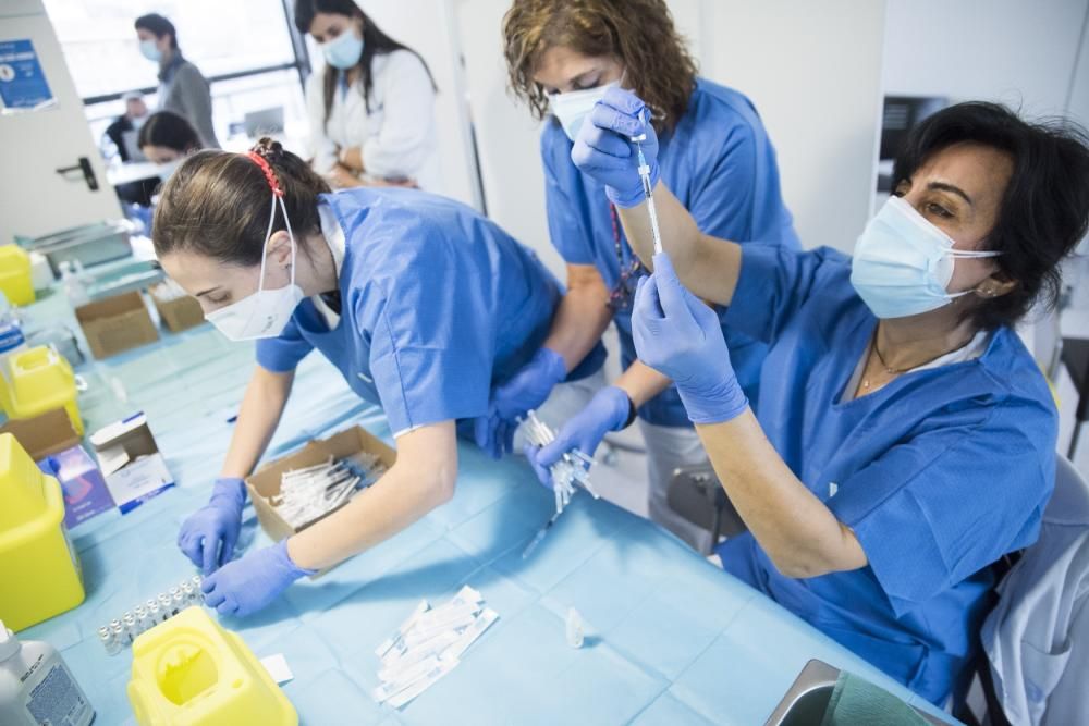 Vacunació a l'Hospital Sant Joan de Déu