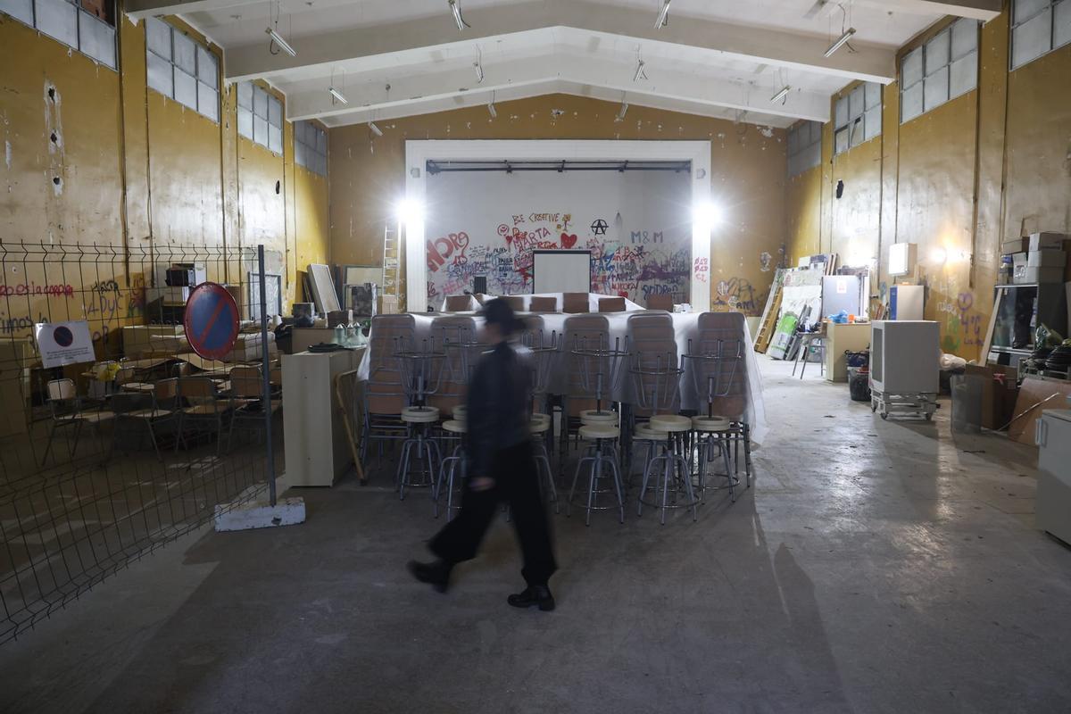 El salón de actos del IES Cid Campeador ha estado 20 años sumido en la ruina