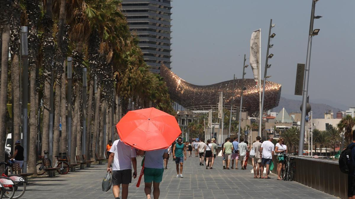 Ola de calor en Barcelona el pasado 31 de julio.