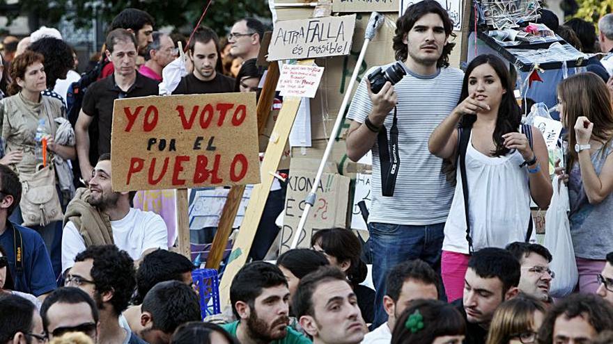 Las protestas y concentraciones siguieron durante días. | F.B.