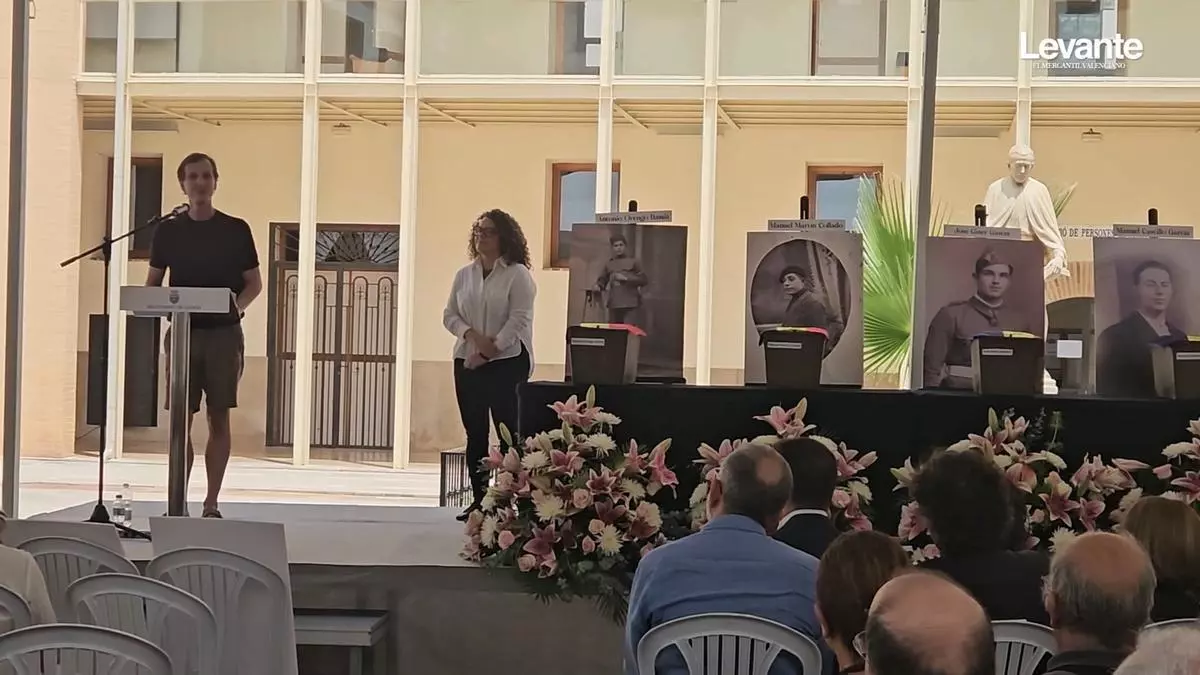 Los cuatro fusilados de Gandia ya identificados vuelven con sus familias: «Abuelo, cuánto tiempo nos robaron y cuántas historias quedaron sin contar»