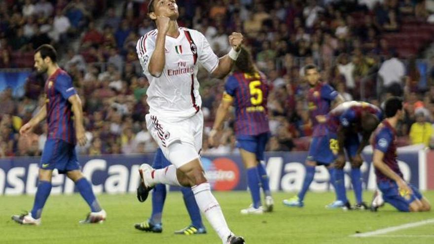 Thiago Silva celebra el gol del empate en el minuto 92.