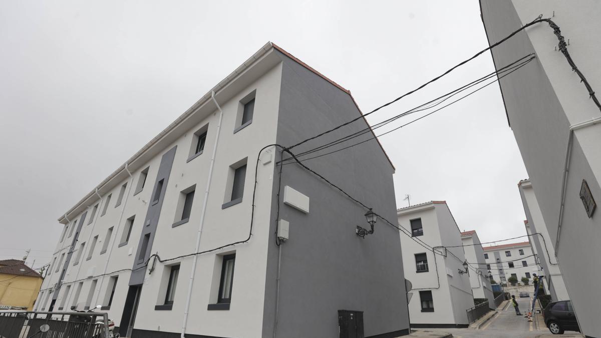 Las reformadas viviendas del Patronato.