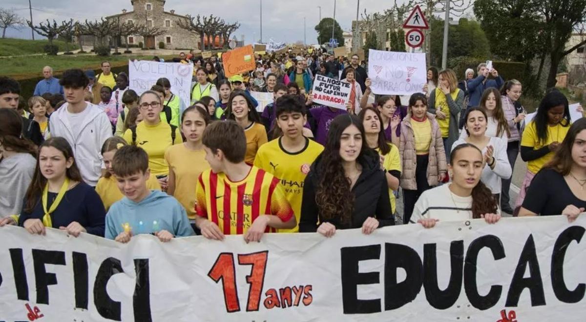 Les protestes dijous de la setmana passada reclamant el centre.