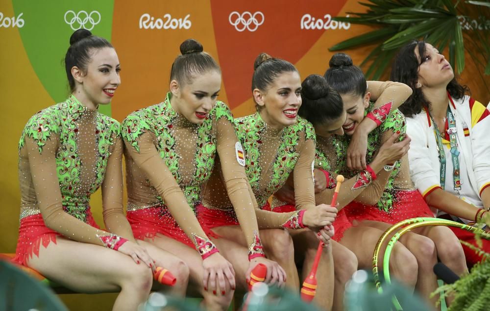 Olimpiadas Río 2016: España gana la plata en la final de gimnasia rítmica