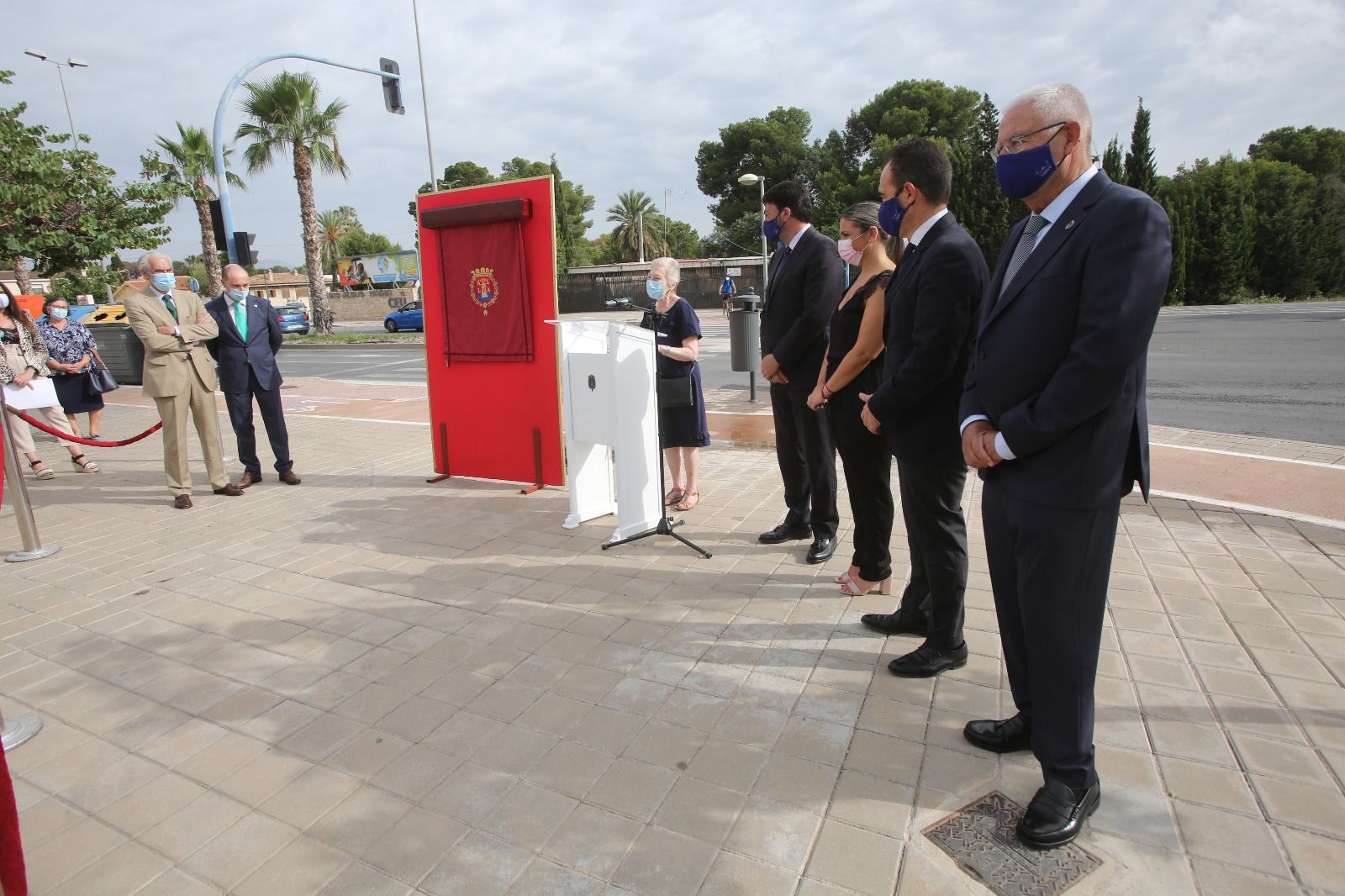 Inauguración de la rotonda Sor Juana María en Alicante