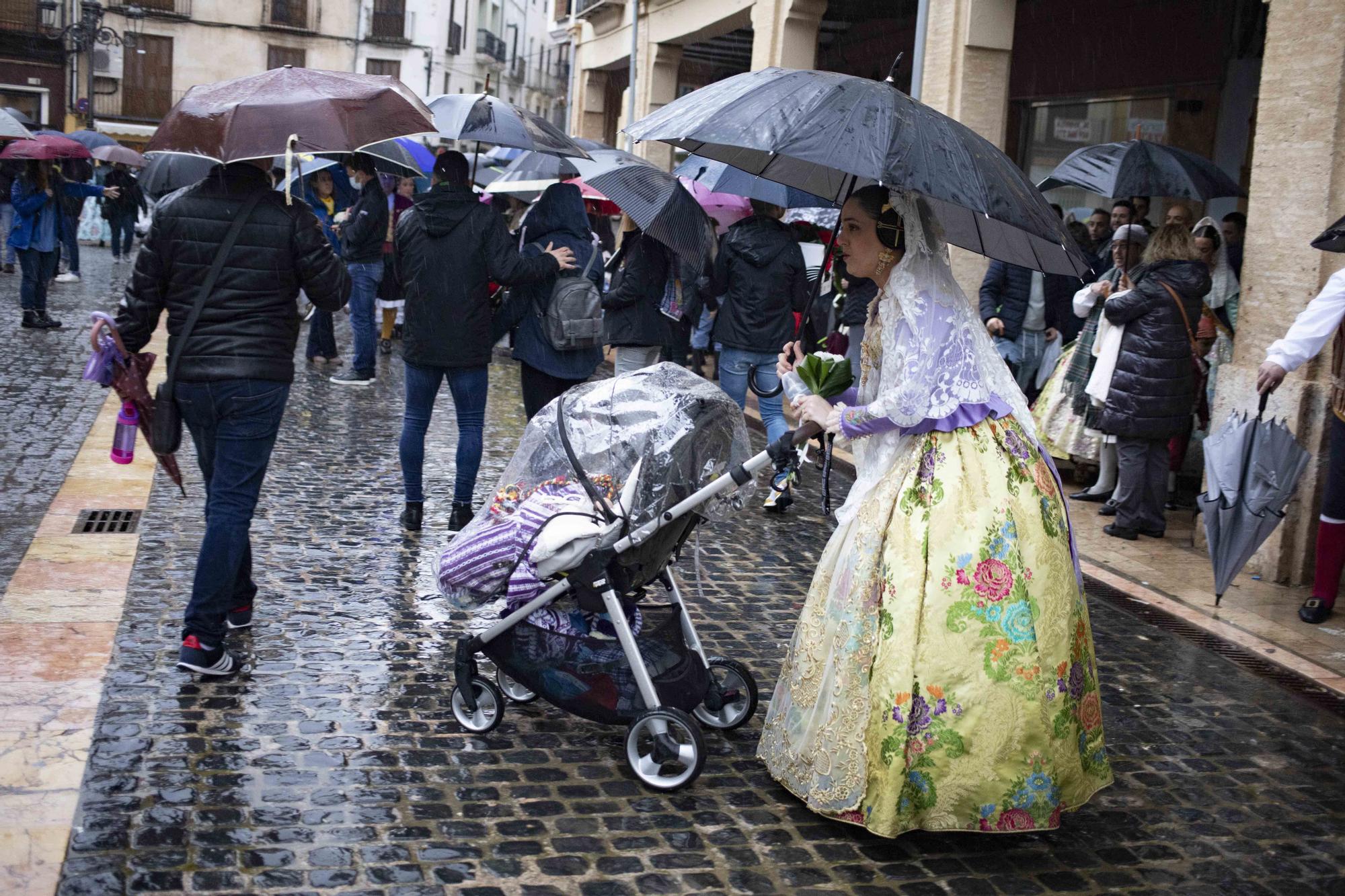 Una Ofrenda pasada por agua en Xàtiva