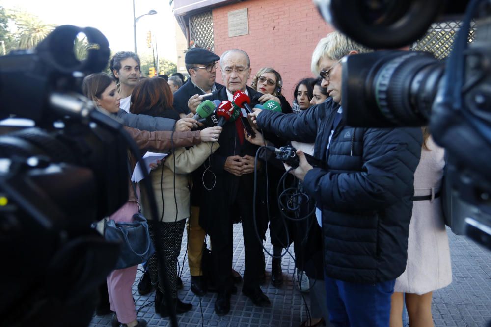 Homenaje a García Caparrós, asesinado en Málaga en 1977