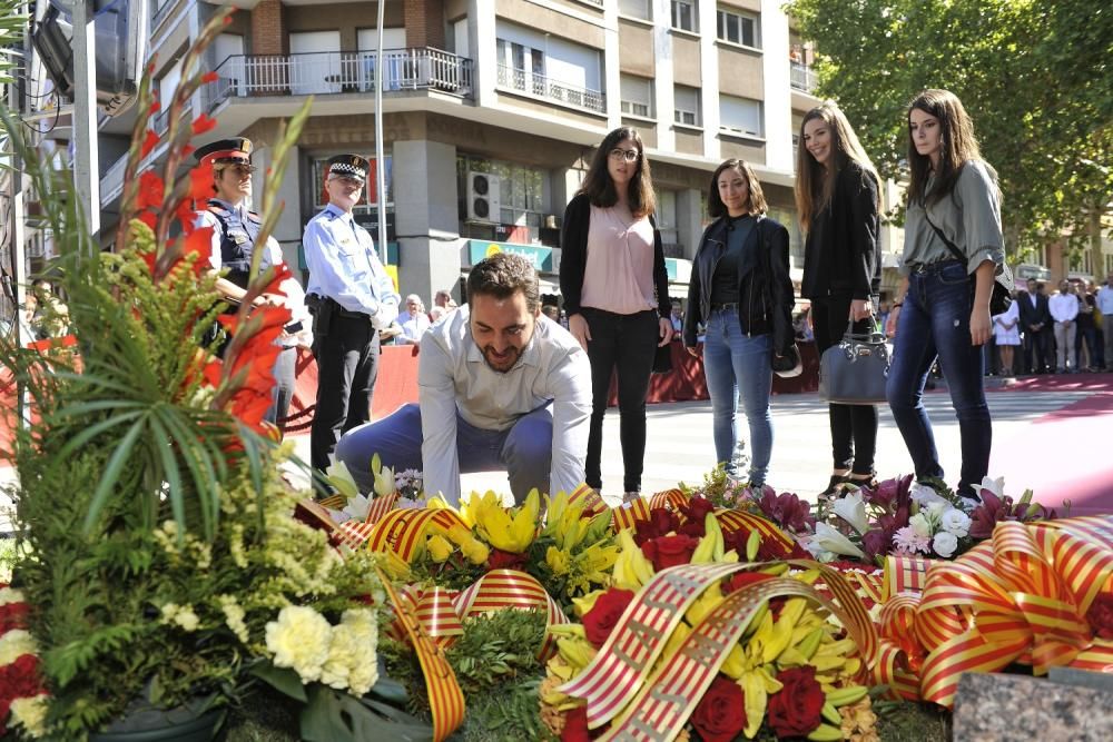 Ofrena de la Diada 2017 a Manresa